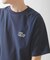 ワンポイント刺繍ショートスリーブTシャツ