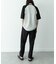 配色ワッフルラグランショートスリーブTシャツ