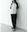 配色ワッフルラグランショートスリーブTシャツ