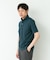 LIFE STYLE TAILOR　カッタウェイ鹿の子半袖プルオーバー