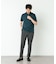 LIFE STYLE TAILOR　カッタウェイ鹿の子半袖プルオーバー