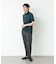 LIFE STYLE TAILOR　カッタウェイ鹿の子半袖プルオーバー