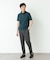 LIFE STYLE TAILOR　カッタウェイ鹿の子半袖プルオーバー