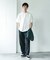 SHAPE BACK クルーネック Tシャツ