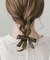 レオパードリボンヘアポニー