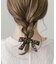 レオパードリボンヘアポニー