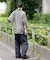 『速乾』パナマライク リラックスチェックシャツ