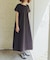 『吸水速乾／UVカット／イージーケア』『別注』THOUSAND MILE×URBAN RESEARCH　FRENCH SLEEVE DRESS