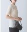 ELENDEEK　SHEER PLEATS KNIT TOP