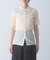 ELENDEEK　SHEER PLEATS KNIT TOP