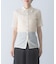 ELENDEEK　SHEER PLEATS KNIT TOP