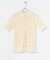 ELENDEEK　SHEER PLEATS KNIT TOP
