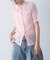 ELENDEEK　SHEER PLEATS KNIT TOP