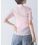 ELENDEEK　SHEER PLEATS KNIT TOP