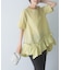 ELENDEEK　FRILL HEM BLOUSE