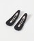 heyep　FLORAL DENIM HAIR CLIPS 2-PIECE
