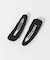heyep　PUFFY LOGO HAIR CLIPS 2-PIECE