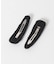 heyep　PUFFY LOGO HAIR CLIPS 2-PIECE