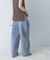 ELENDEEK　PANEL TUK DENIM WIDE PANTS