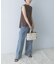 ELENDEEK　PANEL TUK DENIM WIDE PANTS