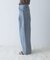 ELENDEEK　PANEL TUK DENIM WIDE PANTS