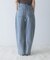 ELENDEEK　PANEL TUK DENIM WIDE PANTS