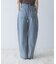 ELENDEEK　PANEL TUK DENIM WIDE PANTS