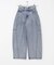 ELENDEEK　PANEL TUK DENIM WIDE PANTS
