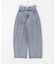 ELENDEEK　PANEL TUK DENIM WIDE PANTS