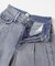ELENDEEK　PANEL TUK DENIM WIDE PANTS