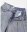 ELENDEEK　PANEL TUK DENIM WIDE PANTS