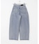 ELENDEEK　PANEL TUK DENIM WIDE PANTS