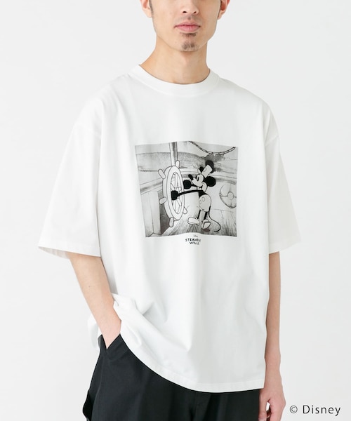 別注／Disney／フロッキープリントTシャツ｜アーバンリサーチの通販