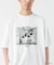 別注／Disney／フロッキープリントTシャツ