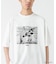 別注／Disney／フロッキープリントTシャツ