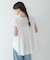 接触冷感バックフレアフレンチTシャツ