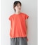 接触冷感バックフレアフレンチTシャツ