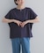 サイドレース刺繍切替プルオーバー