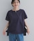 サイドレース刺繍切替プルオーバー