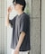 ワンポイントシシュウロゴTシャツ