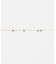 LAPUIS　SV PETIT STONE NECKLACE