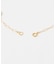 LAPUIS　SV PETIT STONE NECKLACE