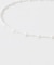 LAPUIS　SV ROUND STONE NECKLACE