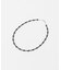 LAPUIS　SV ROUND STONE NECKLACE