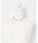LAPUIS　SV ROUND STONE NECKLACE