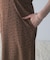『WEB限定』Vネックストレートフラワープリントワンピース