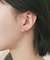 ステンレスミニボールフープピアス
