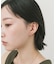 ステンレスミニボールフープピアス