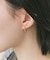 ステンレスミニボールフープピアス