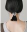 クロスボタンメタルハートヘアポニー